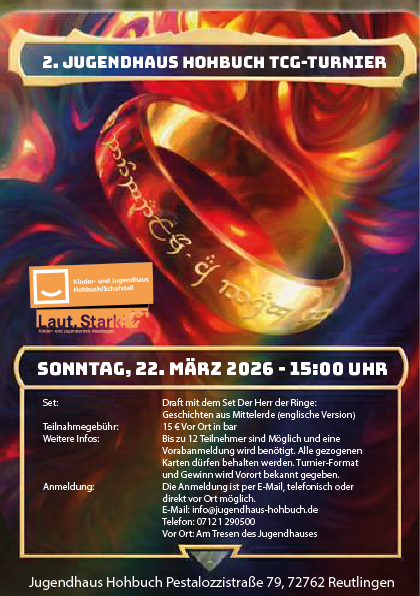 Jugendhaus Hohbuch TCG-Turnier